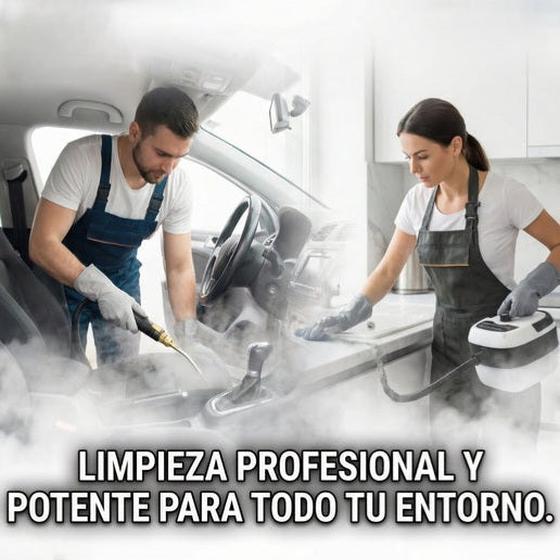 Máquina de Vapor/Presión - Limpieza profunda al instante - Portátil