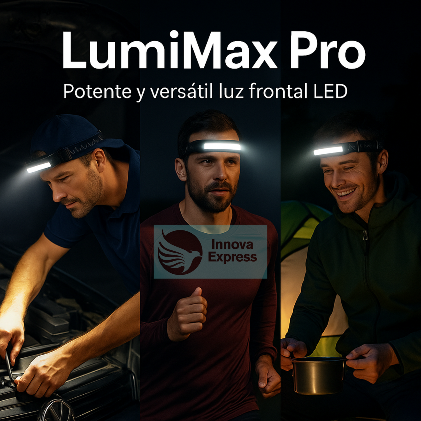 ⭐Linterna Led Frontal LumiMax Pro