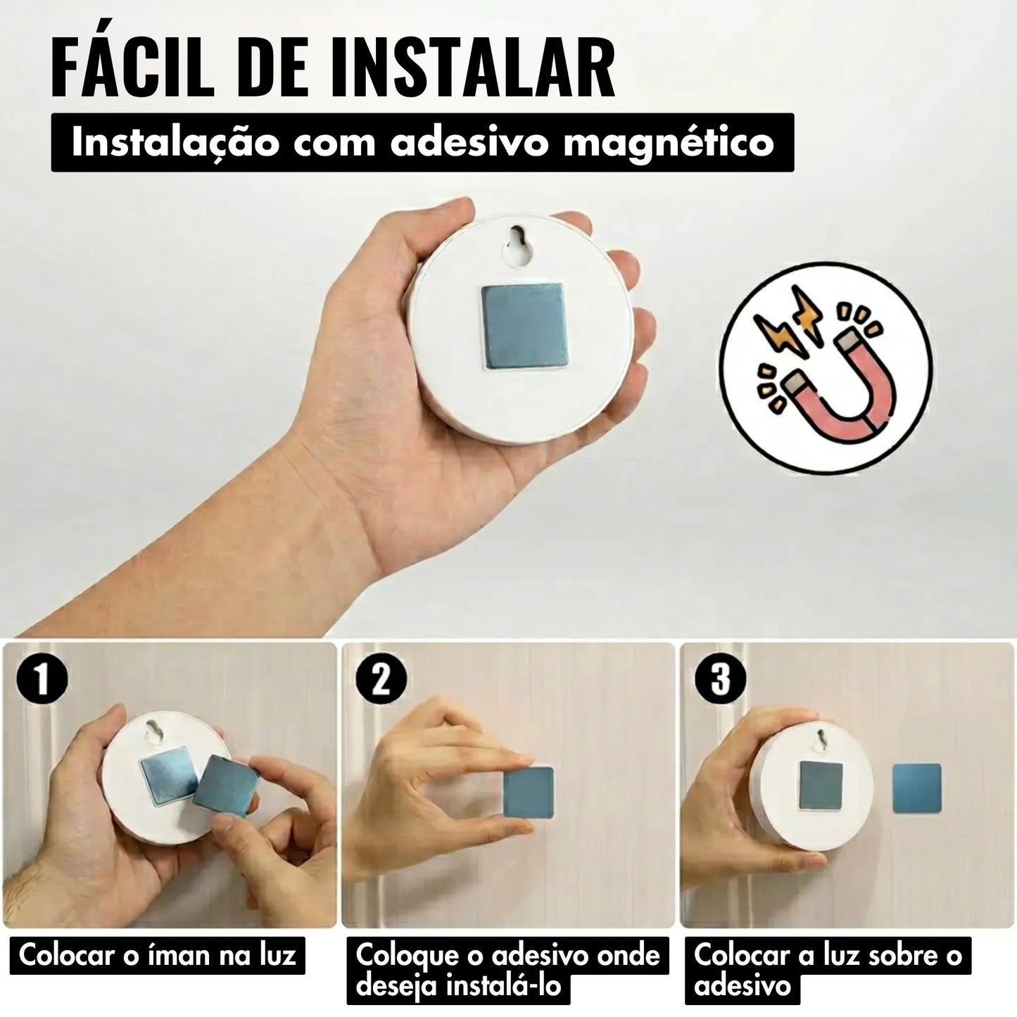 MoonLight™ -Sensor de luz inteligente – PACK 3 UNIDADES