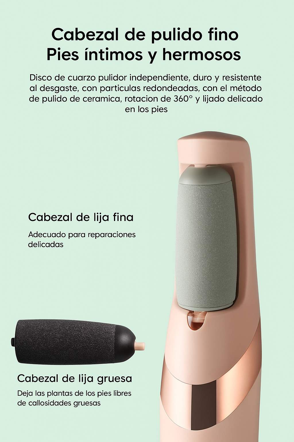 Lima Electrónica para Pies Recargable