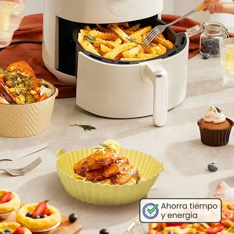 Pack 6 Molde Silicona Air Fryer