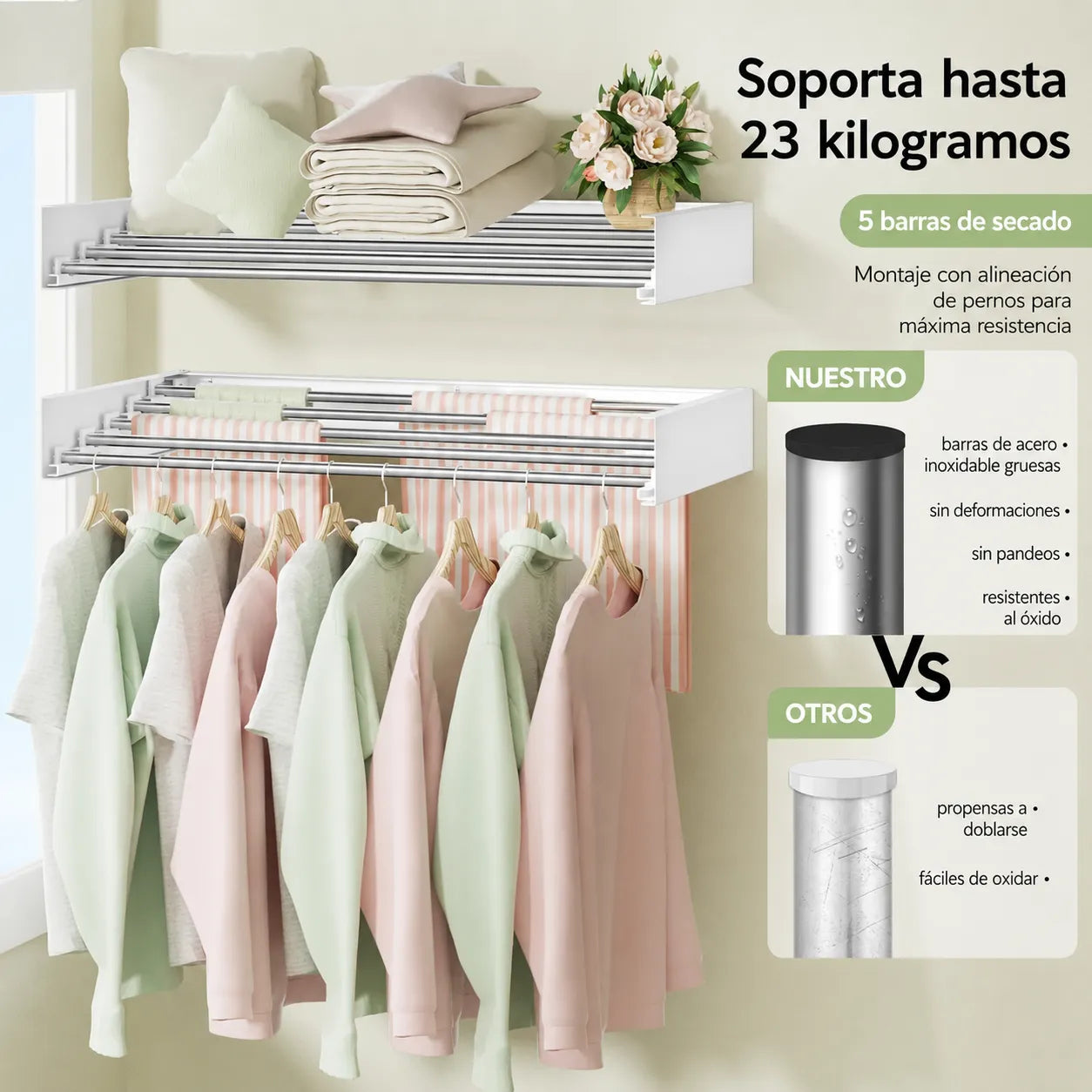 SlimDry™ –  Tendedero que no estorba - Alfombra GRATIS🎁🎁