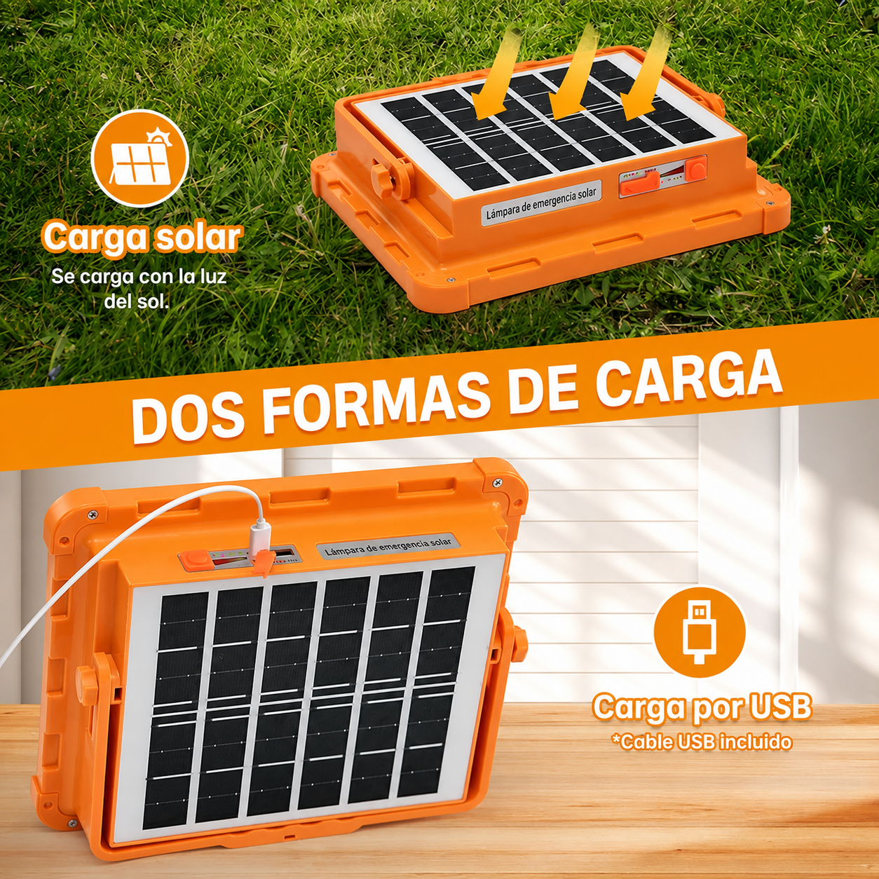 SolarWork™- Recargable y plegable-Ilumina cualquier rincón sin pagar