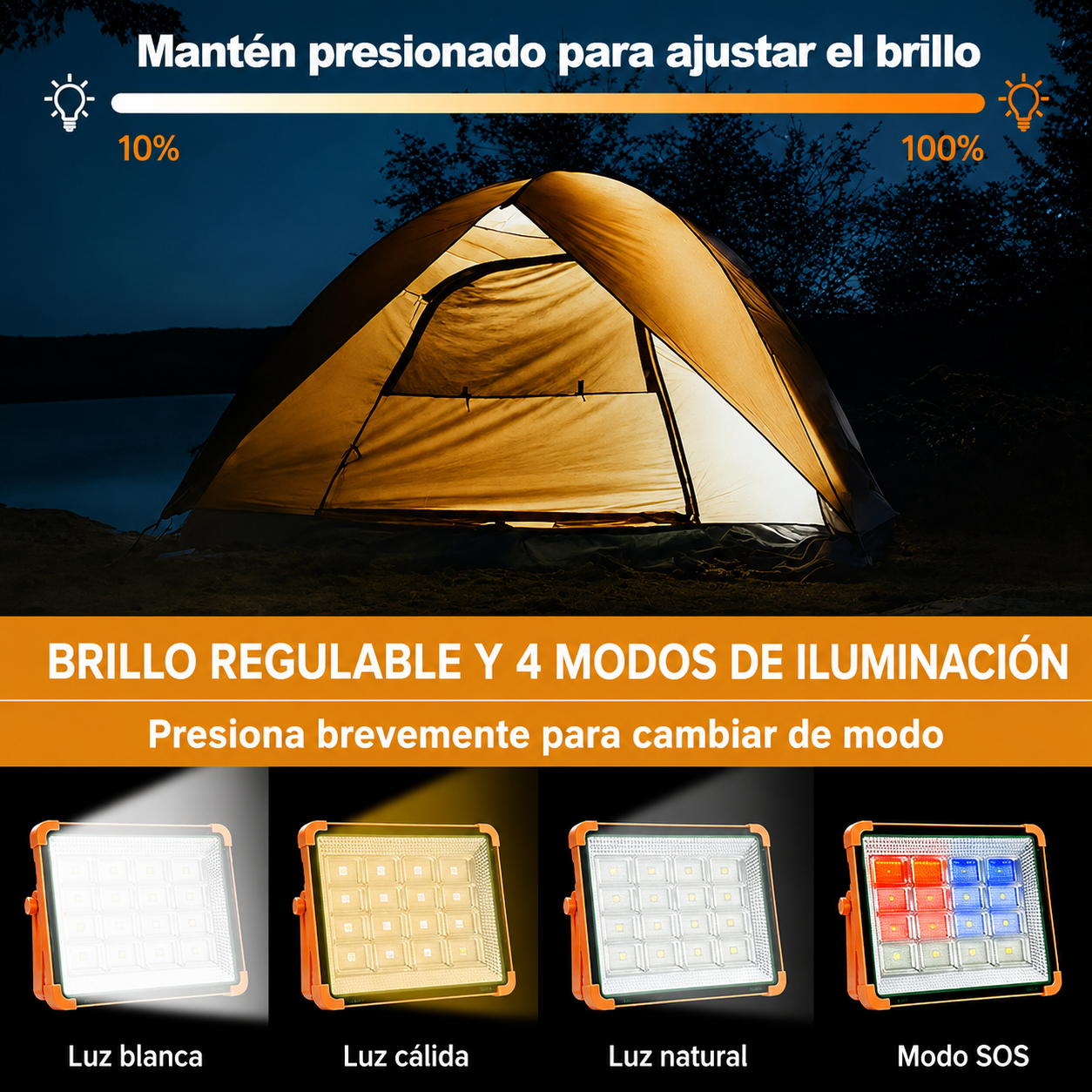 SolarWork™- Recargable y plegable-Ilumina cualquier rincón sin pagar