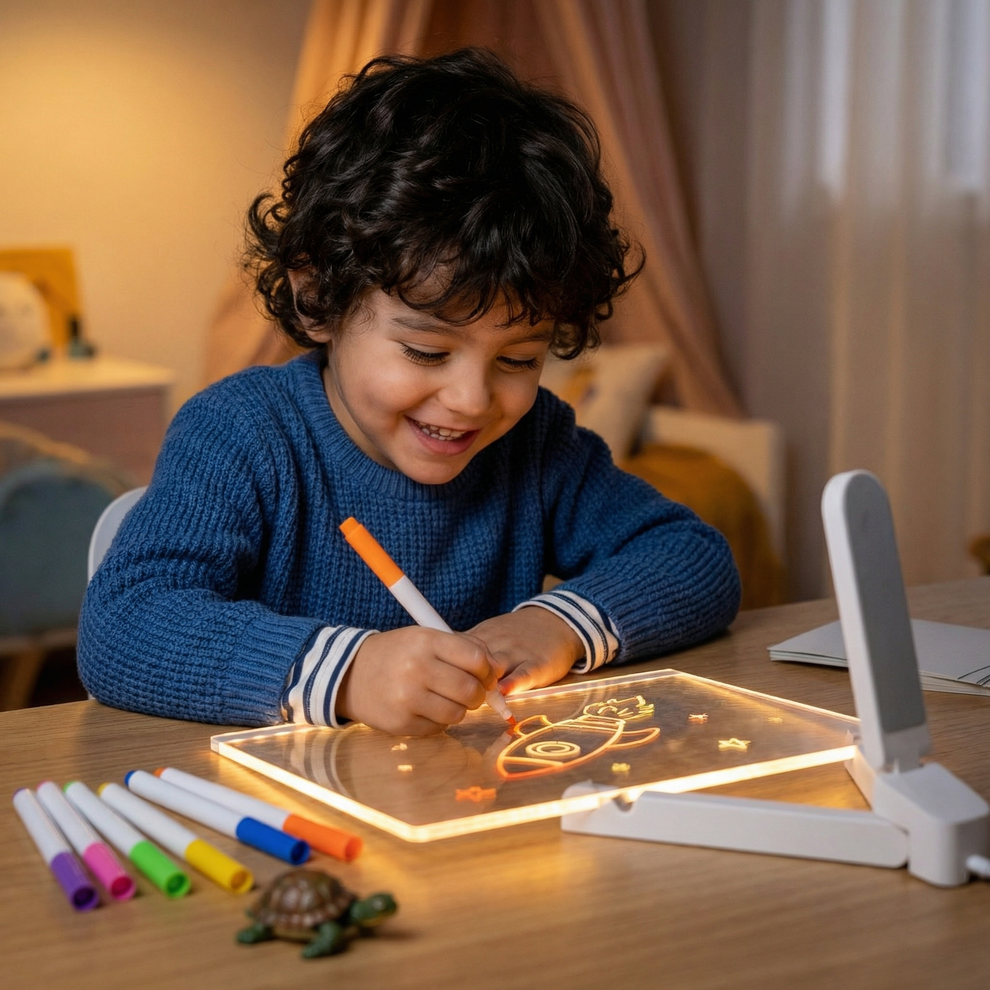 Pizarra Lampara LED Acrílica +7 Colores