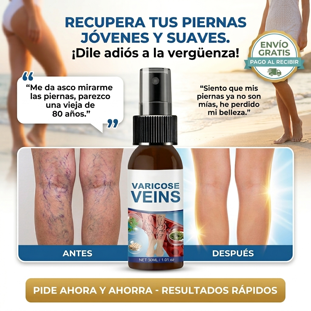 KIT VARICES SPRAY + 12 PARCH