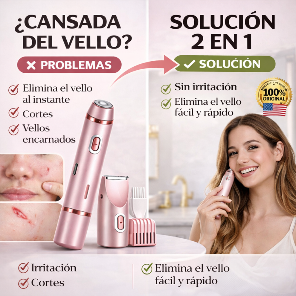 Avelis™ - Depiladora 2 en 1  - Piel suave en casa