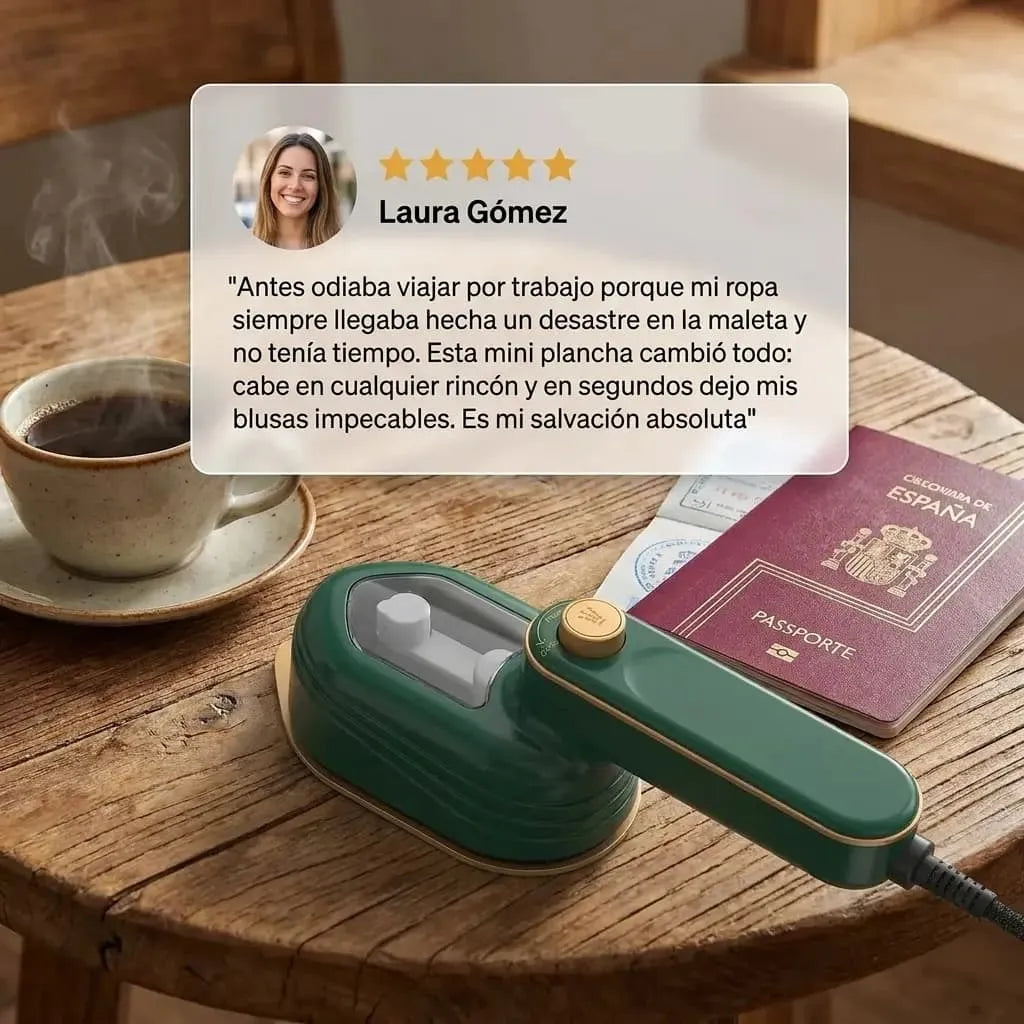 VaporSlim™ – Mini plancha de vapor – Planchado perfecto listo en minutos, donde estés