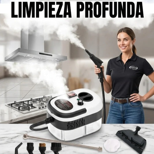 Máquina de Vapor/Presión - Limpieza profunda al instante - Portátil