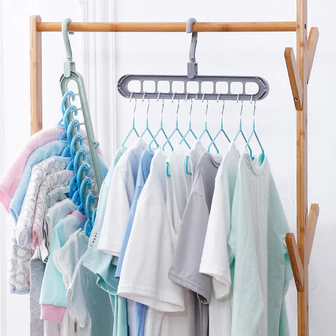 Colgador 9 en 1 - Más ropa en menos espacio