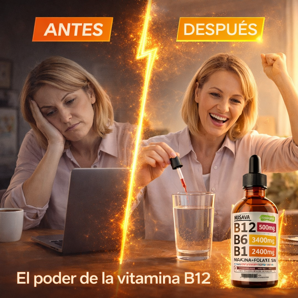 NUSAVA B12 - Energía diaria sin cansancio