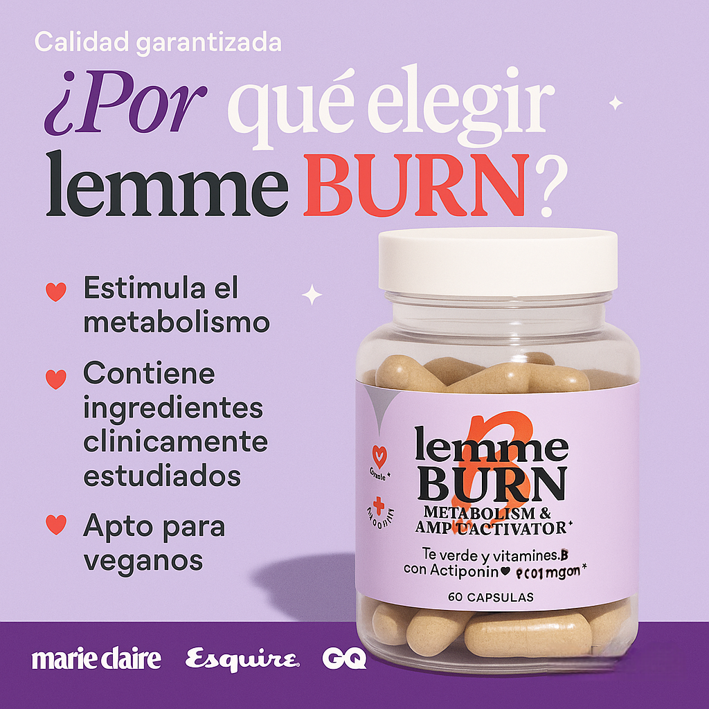 Lemme Burn – Apoya tu metabolismo y energía