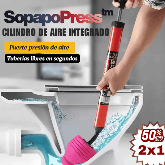 SopapoPress™- Alta presión – Tuberías libres en segundos