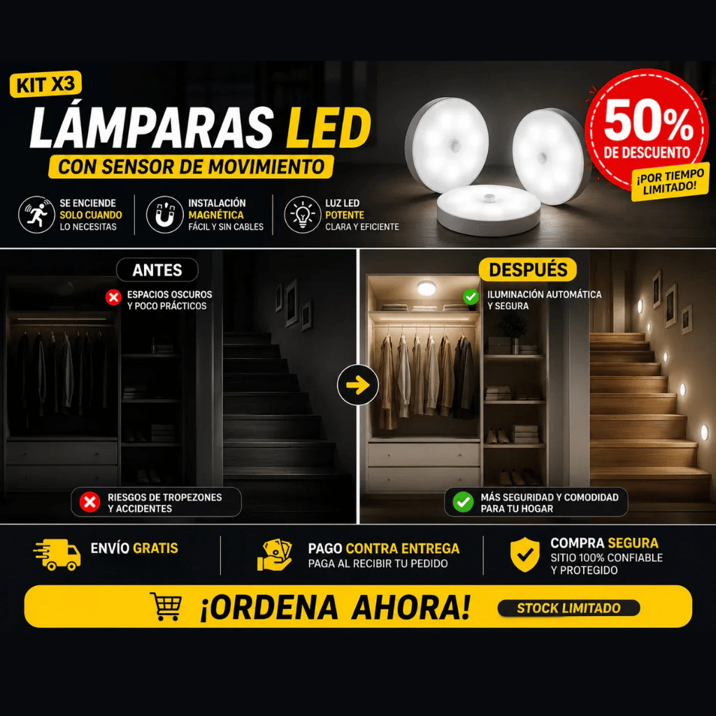 MoonLight™ -Sensor de luz inteligente – PACK 3 UNIDADES