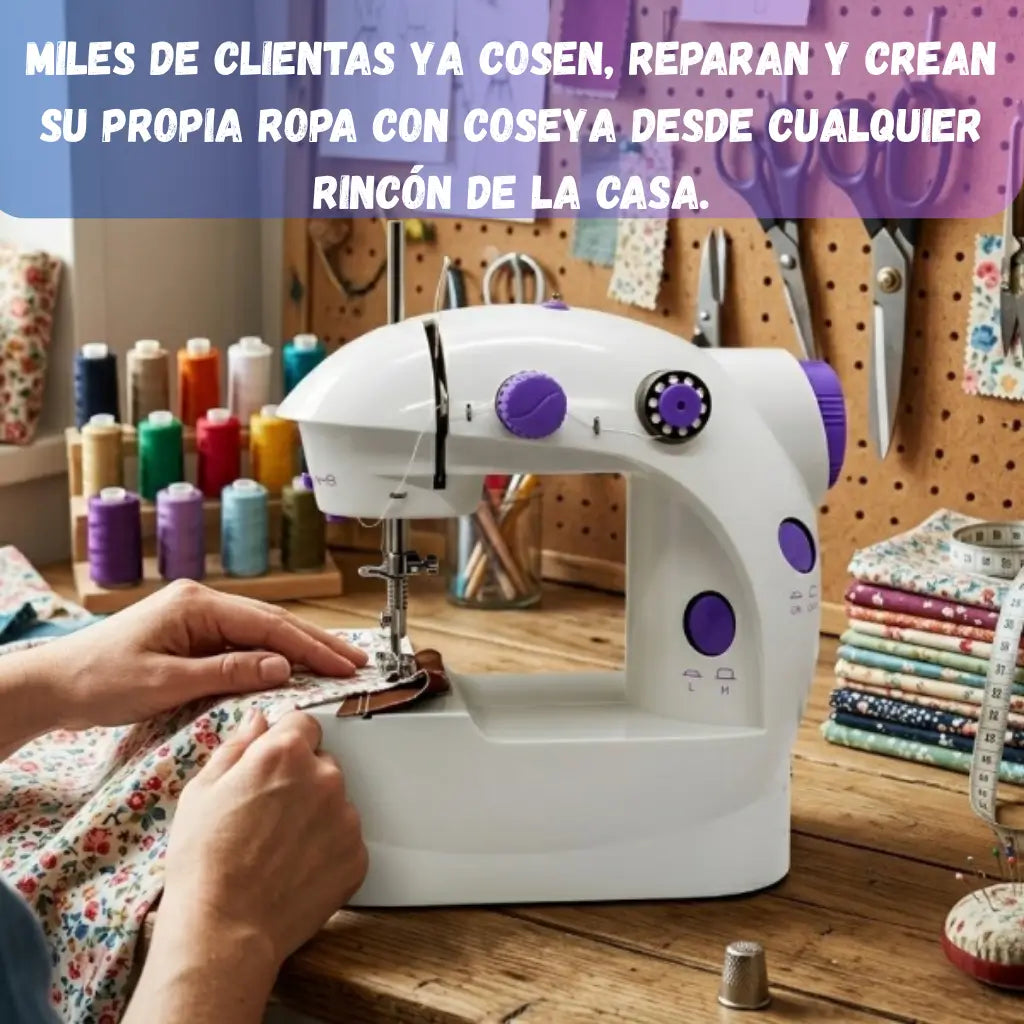 CoseYa™ – Portátil y liviana – sin complicaciones