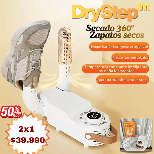 DryStep™ – Secado 360° – Zapatos secos en poco tiempo