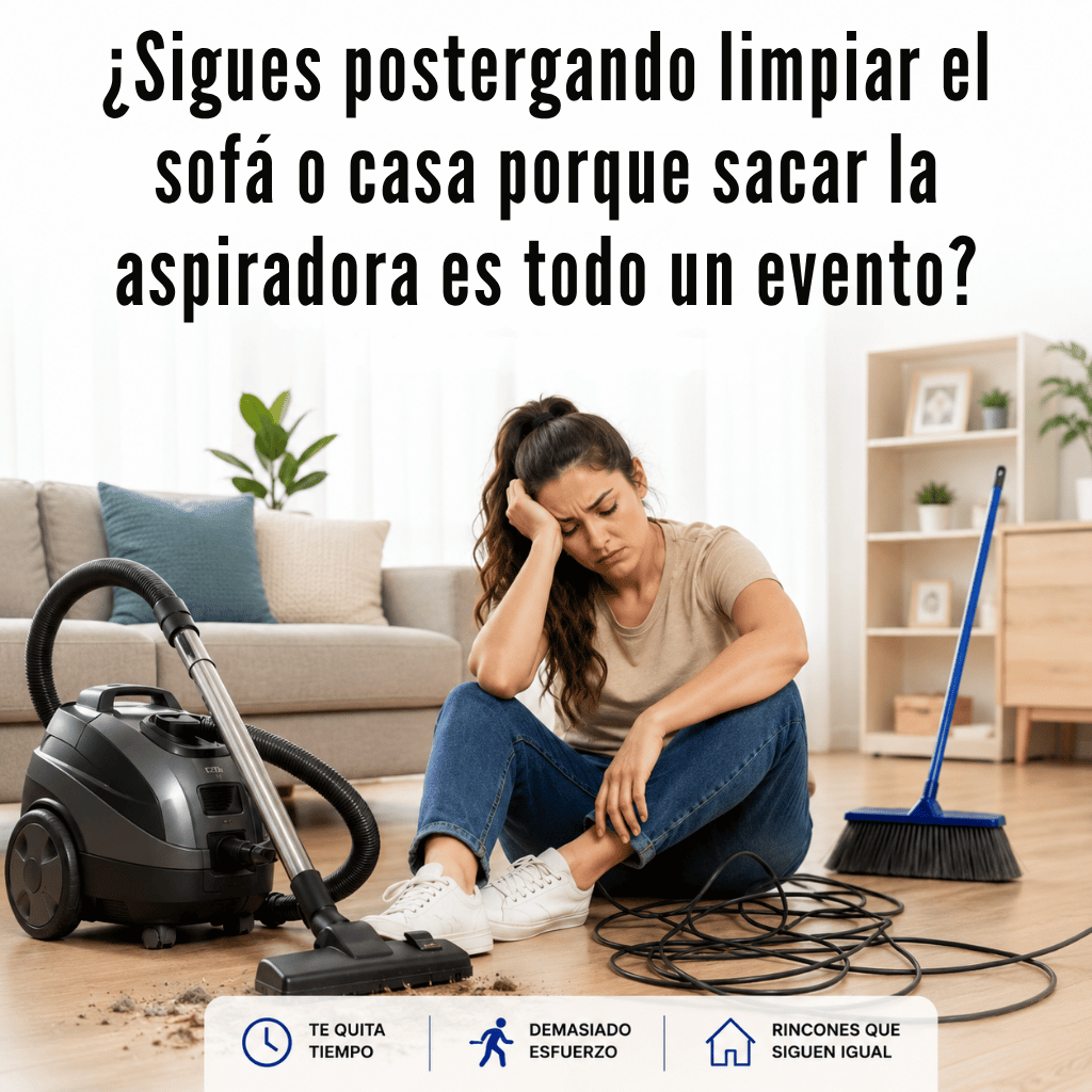 VacuMax™ –Succión potente – Sin cables, sin enredo