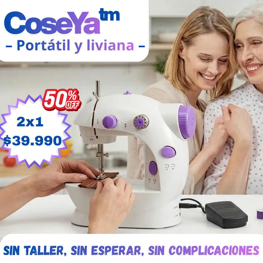CoseYa™ – Portátil y liviana – sin complicaciones