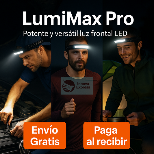 ⭐Linterna Led Frontal LumiMax Pro