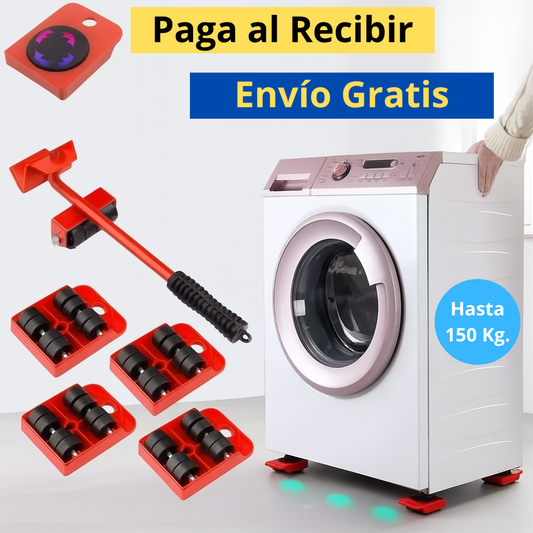 MueveTodo 360° - Kit 4 Ruedas Remolques de Elevación