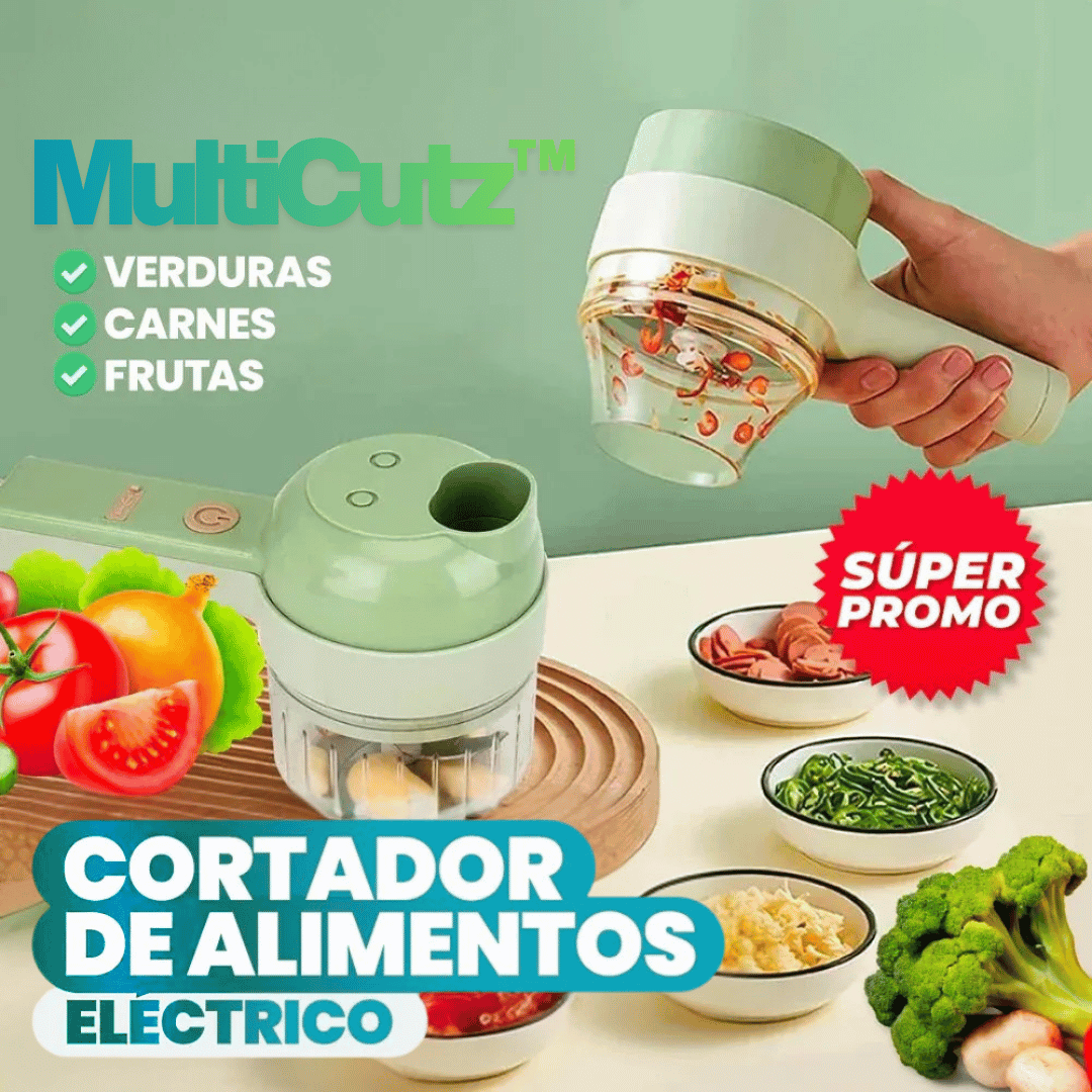 MultiCutz™-Picador 2 en 1- Olvídate de picar a mano-Recargable