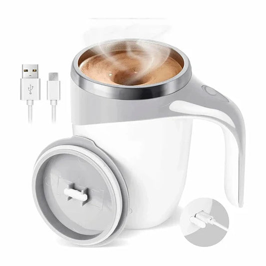 Taza Mezcladora Eléctrica USB 380cc - Color Café