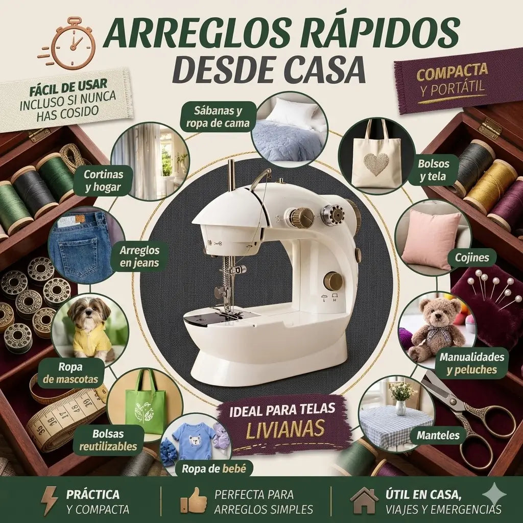 CoseYa™ – Portátil y liviana – sin complicaciones