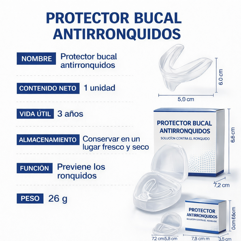 Dispositivo Antironquidos Ajustable