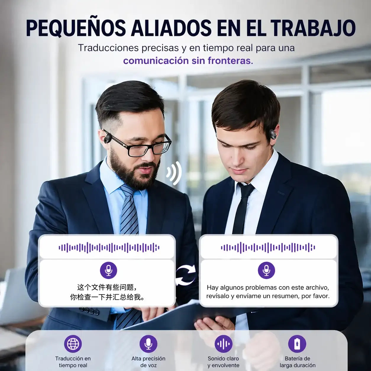 TalkPod-Audífonos traductores –Entiende y hazte entender al instante
