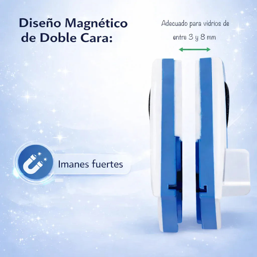 DualClean™- Dos lados, un solo movimiento – Deja tus vidrios impecables desde adentro
